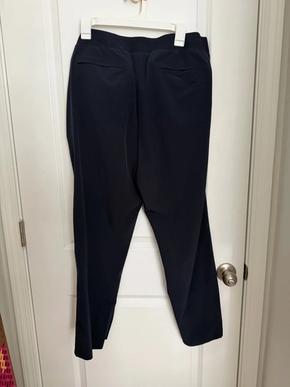 Chico's Dark Navy Slim Tapered Pants - Picture 4 of 4